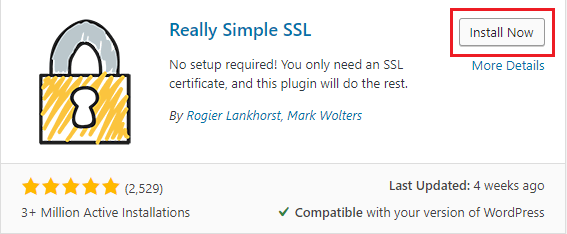 Enable HTTPS using plugin