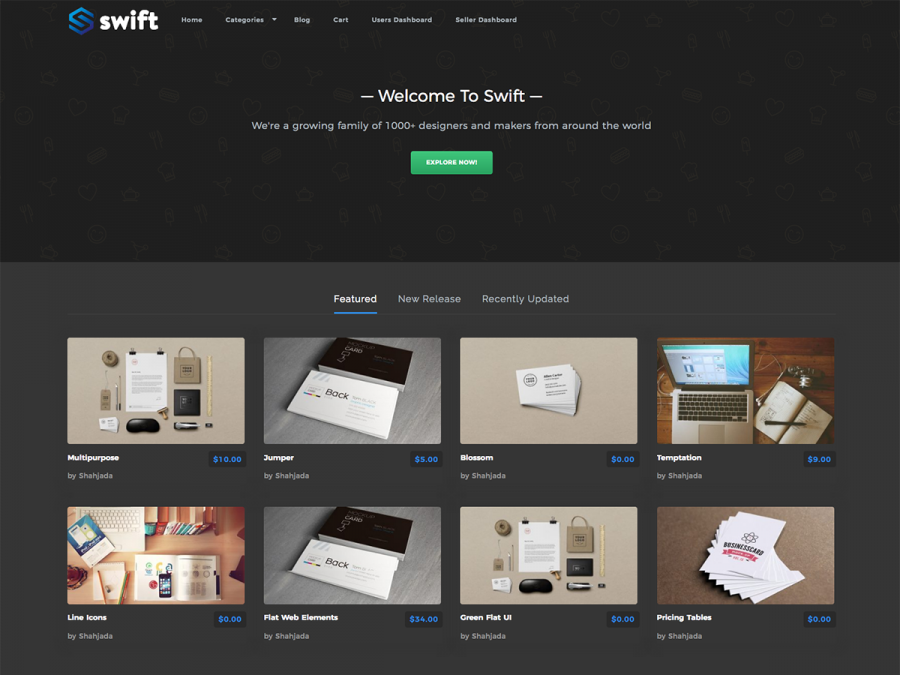 Swift – WordPress Theme for Selling Digital Products